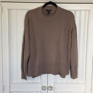 H&M oversized mock neck sweater